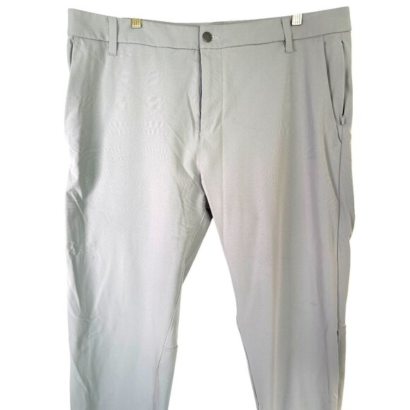 Lululemon Men's ABC Classic-Fit Trouser Size‎ 38 Stretch Cotton VersaTwill Pants - Picture 2 of 9